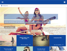 Tablet Screenshot of bnbdepartmentstore.com